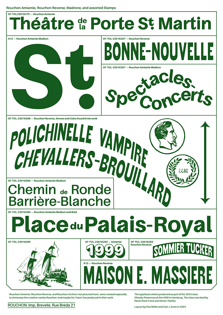 St. Martin in use on a poster together with Rouchon Reverse by Lorenz Fackler.