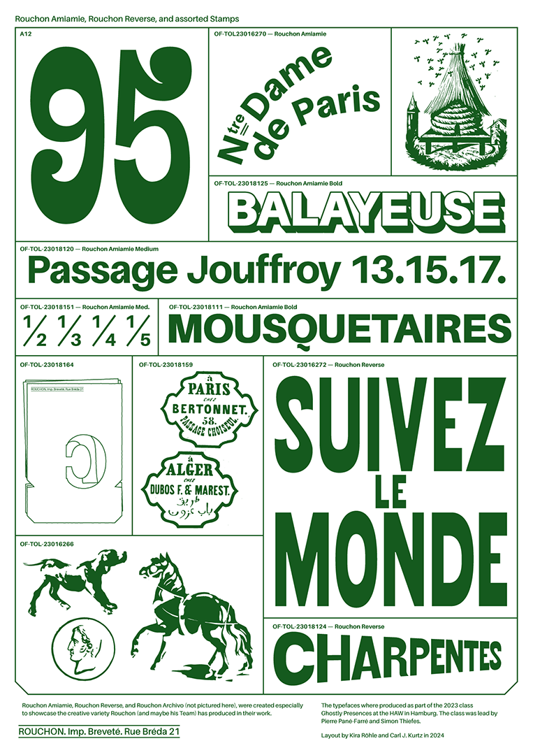St. Martin in use on a poster together with Rouchon Reverse by Lorenz Fackler.